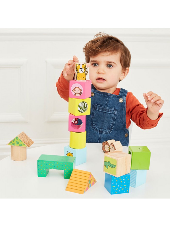 wooden activity block