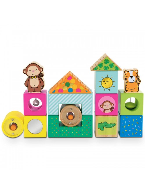 wooden activity block