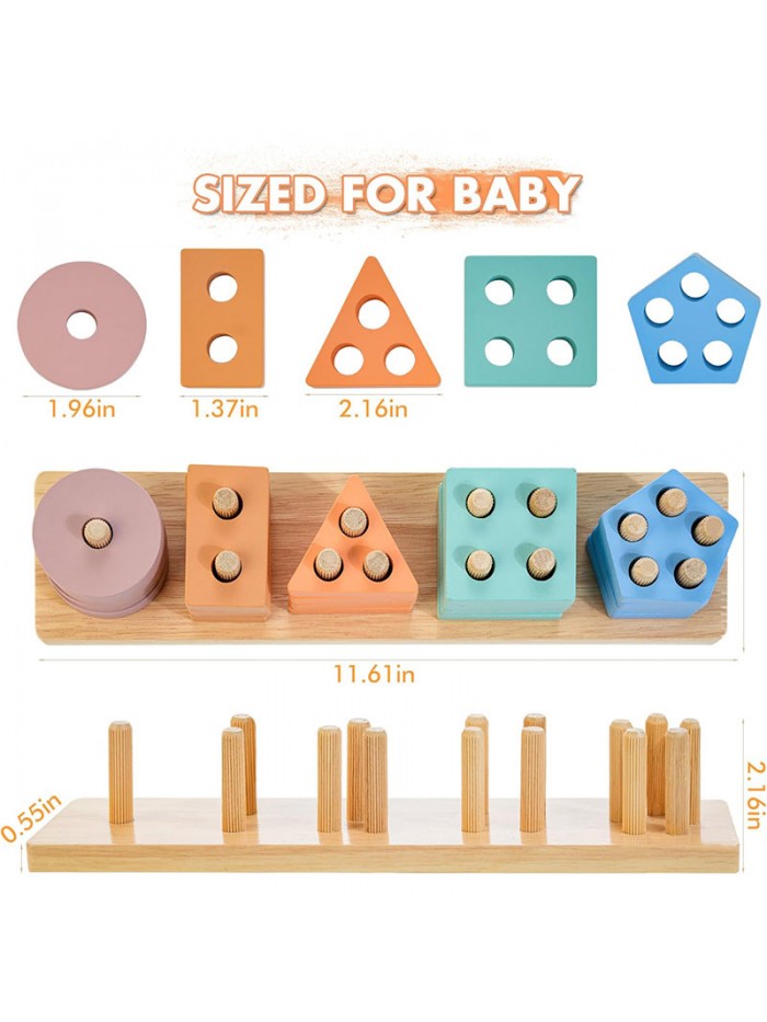 Wooden Sorting & Stacking Toys