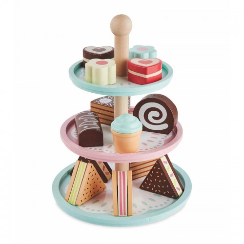 wooden cake  playset