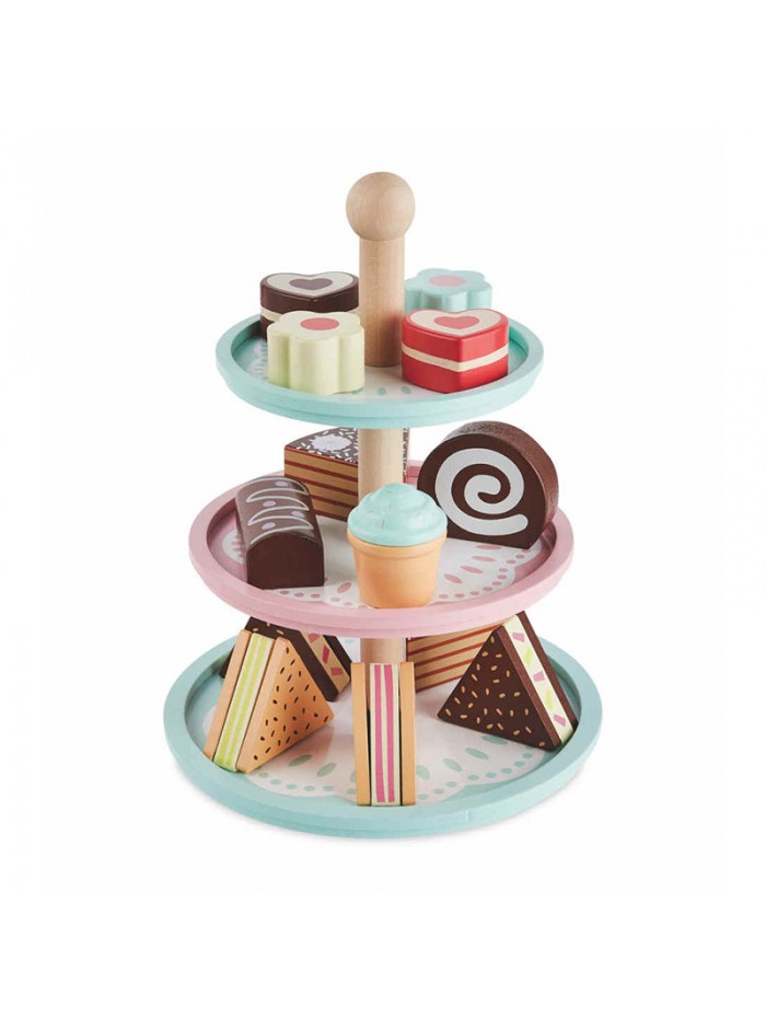 wooden cake  playset