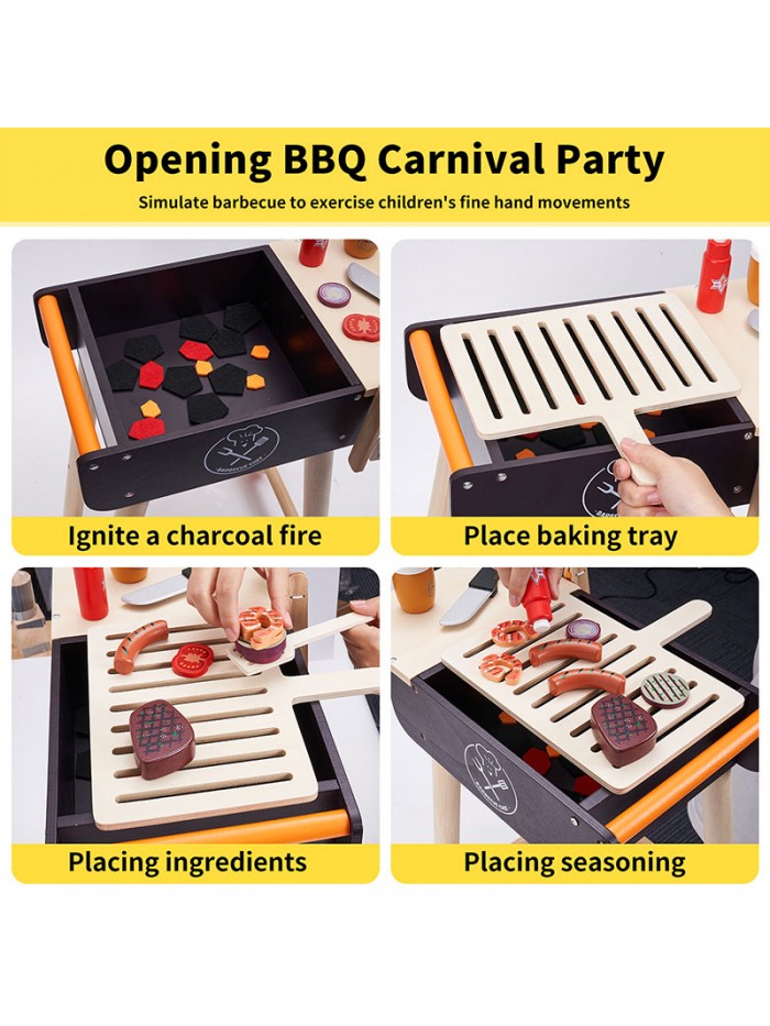 BBQ Toy Grill Playset