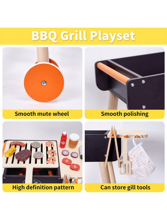 BBQ Toy Grill Playset