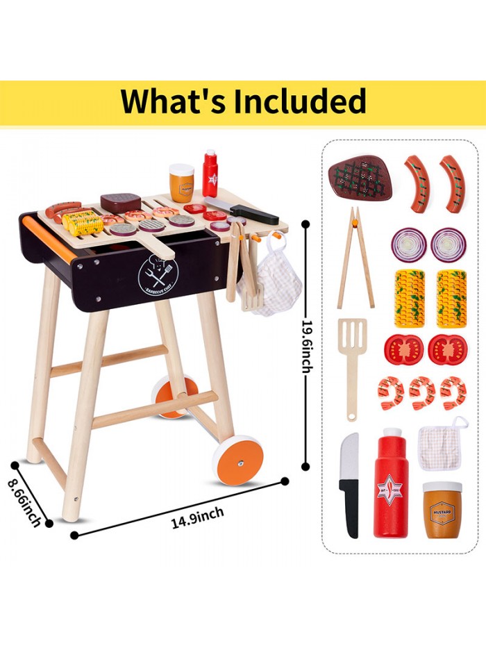 BBQ Toy Grill Playset